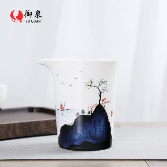 Imperial springs kung fu tea sets hand-painted ceramic fair mug large tea tea tea accessories cup points