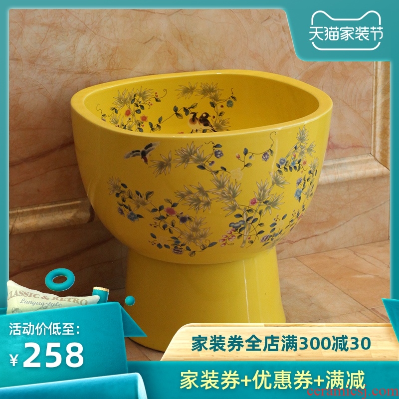 Mop pool balcony mop pool of modern ceramic art basin of mop mop pool toilet bathroom mop pool