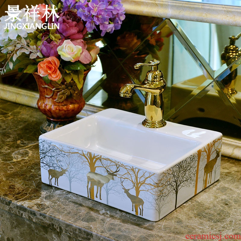 American wash basin stage art ceramics on the sink basin basin bathroom sinks restoring ancient ways