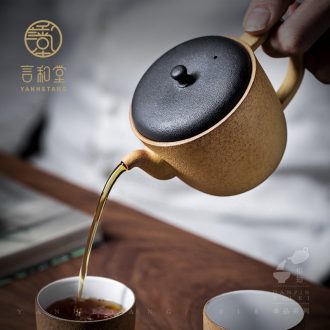 Ceramic teapot and hall office simple household filter teapot kung fu tea set modern small single pot of tea
