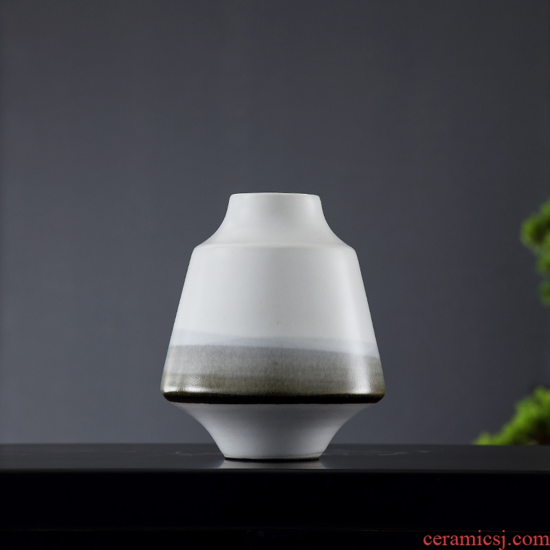 New Chinese style lamp is acted the role of form a complete set of furnishing articles ceramic vases, cut the modern minimalist art hand-painted decorative landscape