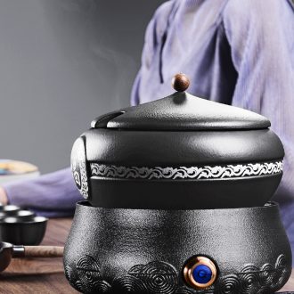 It still fang boiling tea ware ceramic electro-thermal TaoLu tea stove black pottery tea suit household black tea warm the teapot