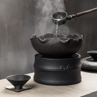 Bin DE lava-rock electric cook kung fu tea exchanger with the ceramics TaoLu household black tea pu-erh tea temperature curing pot bowl suit