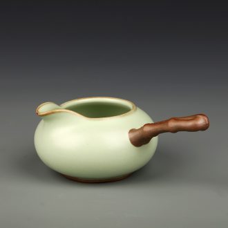 Gorgeous young coarse pottery tea sea your kiln kiln ceramic kung fu tea tea accessories side put points tea fair mug