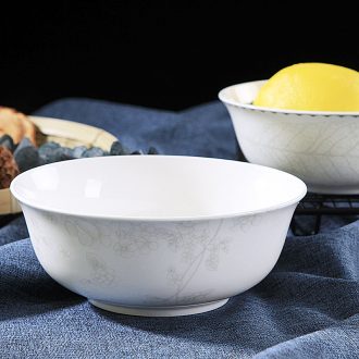 6 inches rainbow noodle bowl bowl of household of jingdezhen ceramics Chinese against the iron rice bowl bowl ceramic bone China tableware admiralty rainbow noodle bowl