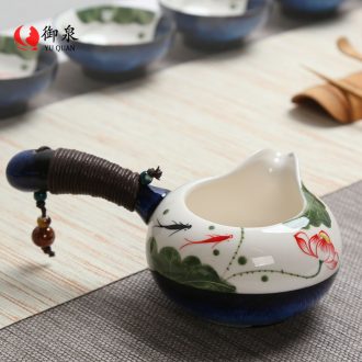 Royal spring fair side to a cup of tea ware ceramic hand-painted) points kung fu tea accessories pour tea, tea sea home