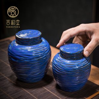 And seal # caddy ceramic small seal pot coarse pottery son kung fu tea POTS tea POTS