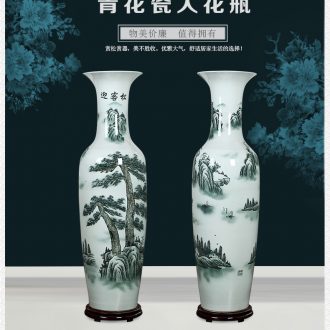 Europe type restoring ancient ways of pottery and porcelain vase of large sitting room dry flower vase hydroponic lucky bamboo home furnishing articles - 567522394700