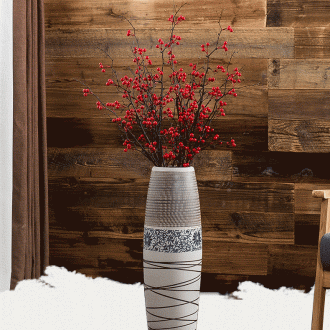 European vase furnishing articles ceramic handicraft sitting room TV ark, home decoration flower arranging flowers, dried flowers, large - 585870447614