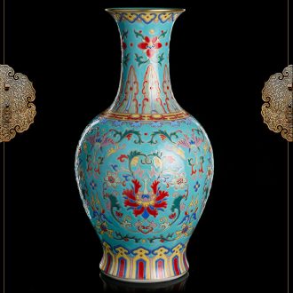 Jingdezhen ceramics up with hand painting and calligraphy master cylinder quiver of calligraphy and painting scroll cylinder storage tank of large vase - 572664062591