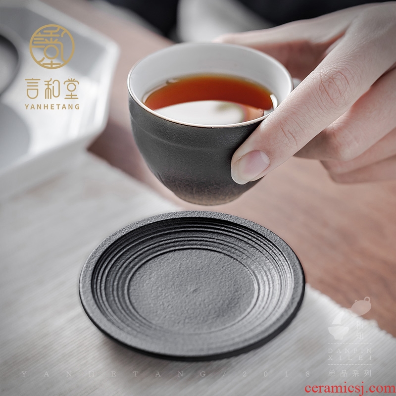 Tianyu and hall taste a cup of tea taking master cup kung fu tea cups a single Japanese household ceramic cups of tea light