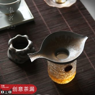 Serve tea) filter creative ceramic filter tea tea filters kung fu tea accessories make tea funnel