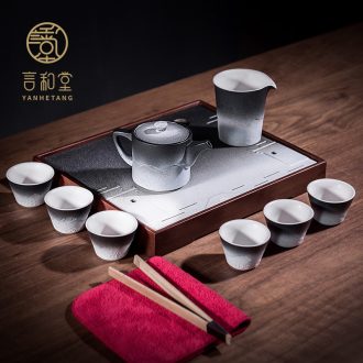 Kung fu tea set # and ceramic teapot teacup office of a complete set of household water tea tray was gift boxes
