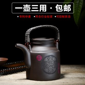 Yixing it large capacity make tea suit household filter girder burn boiled ceramic teapot kung fu tea set