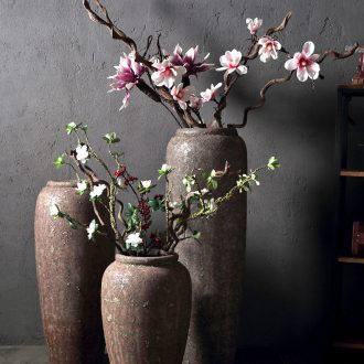 Contracted and modern new Chinese pottery vase home furnishing articles hotel club house sitting room porch flower arrangement - 587778441659