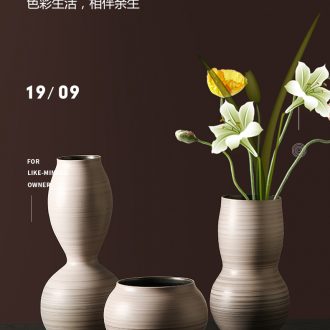 Jingdezhen ceramic vases, antique hand - made pastel landscape view sound of large vases, fashionable sitting room place - 602459412132