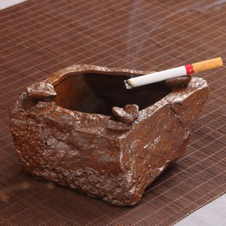 Good creative ashtray ceramic up large home furnishing articles tea table accessories coarse pottery retro contracted move ashtrays