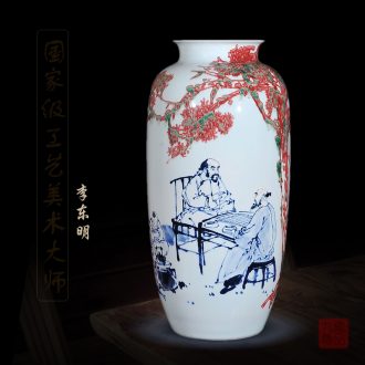 Jingdezhen blue and white youligong dong - Ming li hand - made ceramics vase is le figure sitting room handicraft furnishing articles