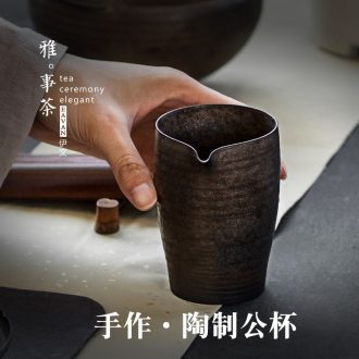Manual thin foetus gold glaze archduke fair mug cup tea tea sea ceramics Japanese points of tea, tea cup)