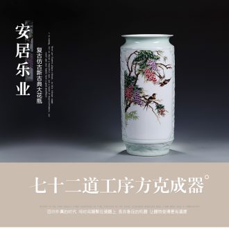 The Master of jingdezhen ceramics hand - made antique Chinese blue and white porcelain vases, flower arrangement sitting room porch place large - 557981065252