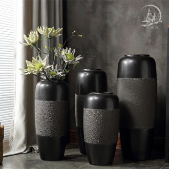 The sitting room of large vase continental contracted and I jingdezhen ceramics dried flowers, flower arrangement, household act The role ofing is tasted furnishing articles - 568602520904