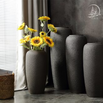 Large vases, dried flower decorations ceramics jingdezhen modern style furnishing articles sitting room ground flower arranging flower decoration - 568908795064