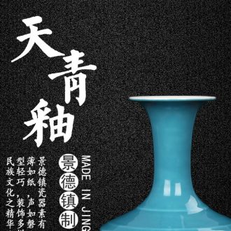 Jingdezhen ceramics powder enamel peony flowers precious gourd of large vases, modern Chinese style household furnishing articles - 531350564597