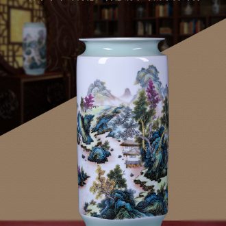 Jingdezhen ceramics vase famous hand - made tree Chinese rich ancient frame furnishing articles home decoration large sitting room - 543853722944