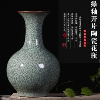 Jingdezhen ceramics furnishing articles big vase household flower arrangement sitting room adornment bottles hand blue and white porcelain vase furnishing articles - 572616835989