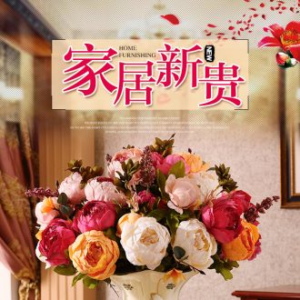 Jingdezhen creative art of I and contracted dried flowers flower arrangement of large ceramic vases, soft outfit example room decoration - 565565686757