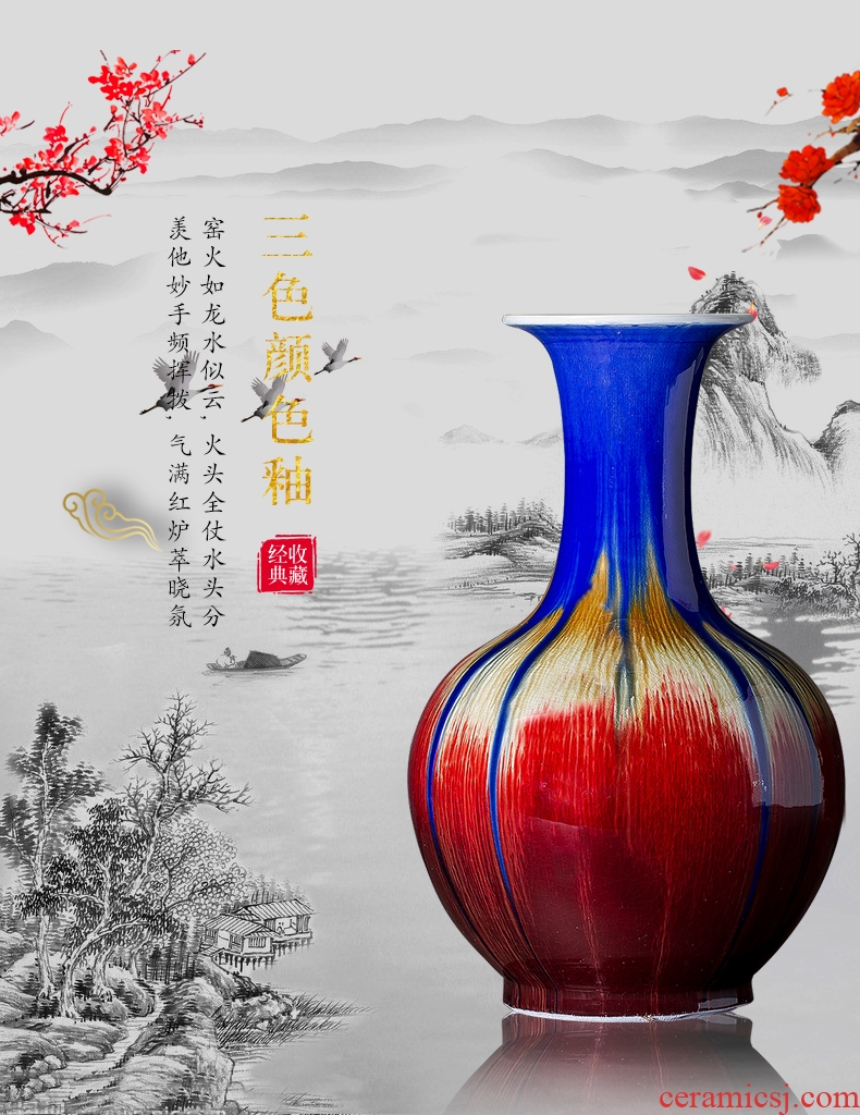 381 jingdezhen ceramics hand - made archaize peony landing big vase vases sitting room decoration as furnishing articles - 573028717887