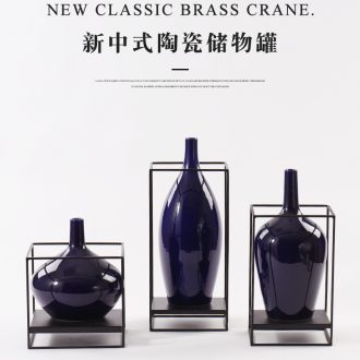 BEST WEST light ceramic vases, large key-2 luxury geometry model room soft adornment ornament - 574145341640 furnishing articles designer