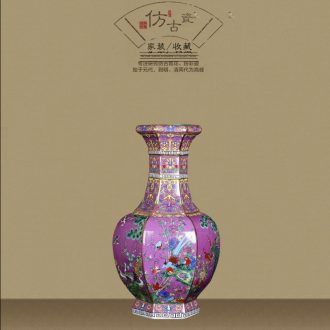 Jingdezhen ceramics vase large sitting room place flower arrangement of Chinese style household wine porch decoration TV ark - 557292026908