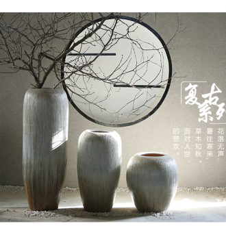 Modern new Chinese style of large vases, jingdezhen ceramics hand - made dried flowers, flower arrangement, the sitting room TV ark, furnishing articles - 560667489156