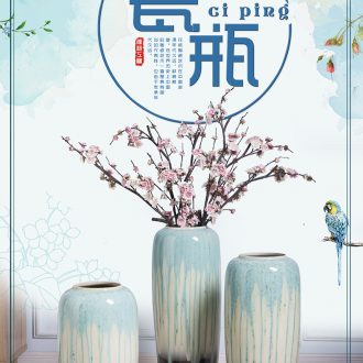 Snow scenery big ceramic vase send to open Chinese style elegant large landing vase - 571385754442-1.2-1.8 meters high