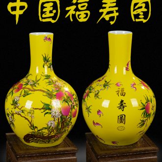 Jingdezhen ceramic porcelain enamel vase splendid future of large hotel furnishing articles 1.8 m to 2 m to 2.2 m - 44449175200