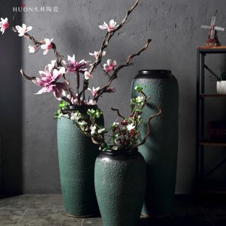 Jingdezhen ceramic large vases, flower arrangement sitting room place white I and contracted POTS - 556754645516 manual landing window