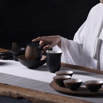 Million kilowatt/ceramic tea set # complete portfolio tea set gift boxes with tea tray Song Yun gentleman's style