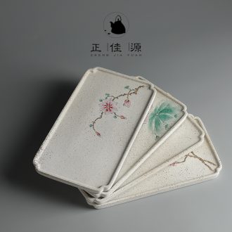 Are good source of high - grade Japanese - style hand - made pot bearing peach fruit dry terms plate ceramic zen teapot tea kungfu tea set