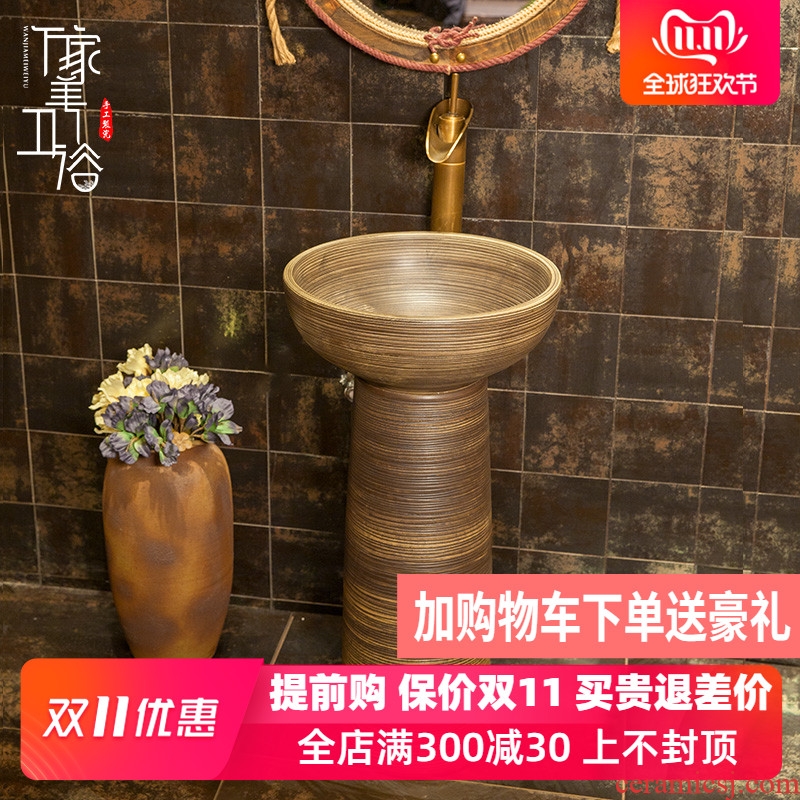 M beautiful balcony toilet ceramic basin to split the stage the lavatory basin that wash a face to wash your hands ring