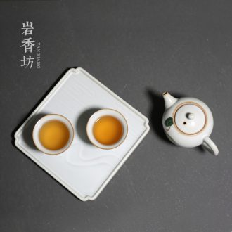 YanXiang fang every piece of your up ceramic small open a pot of two cups of tea tray was coarse clay POTS bearing kung fu tea set of the accessories