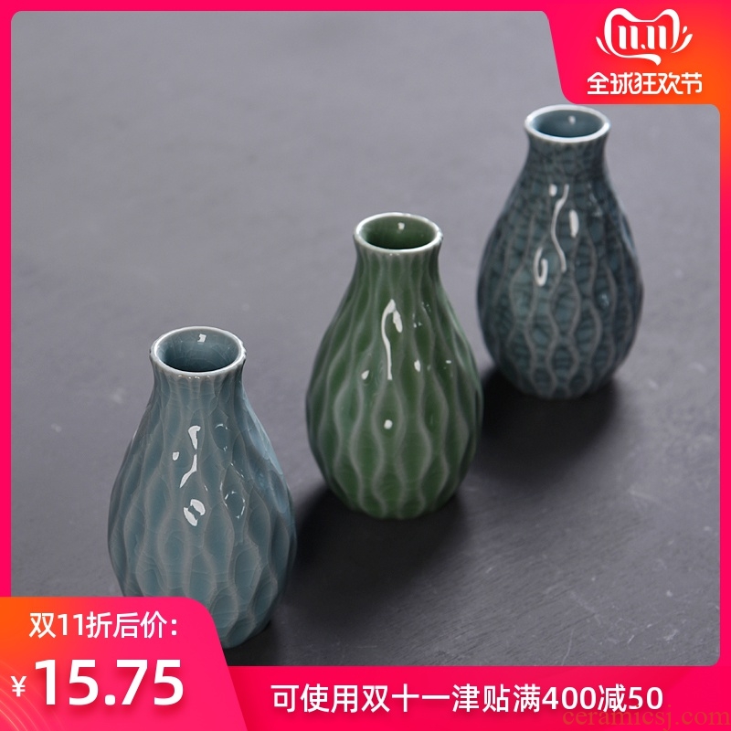 Hong bo acura creative home furnishing articles hydroponic flower implement hydroponic flower vase home decoration ceramic glass