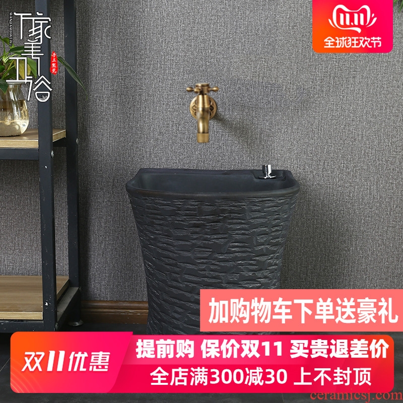 Archaize ceramic household washing tank floor mop mop pool is suing balcony toilet wash to mop floor mop basin