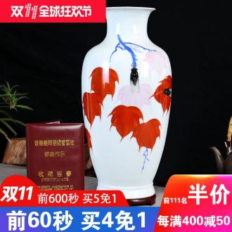 Master hand of jingdezhen ceramics vase furnishing articles sitting room flower arranging manual Chinese art decoration