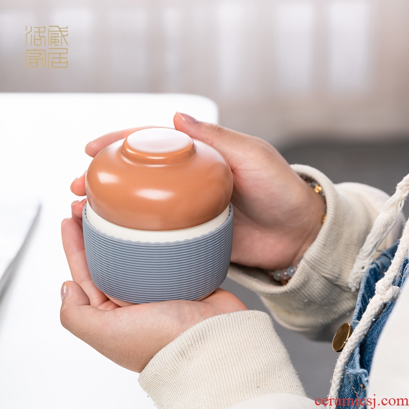 Blower, small tea sets travel kung fu tea set hand grasp portable crack pot of jingdezhen ceramics cup a pot of a cup