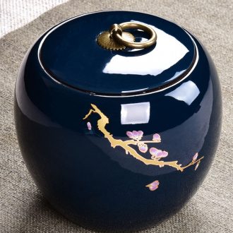 HaoFeng Japanese ceramic tea pot home moistureproof large seal pot puer tea pot of kung fu tea tea accessories