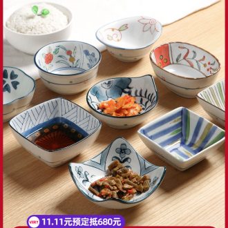 Inky creative household small dishes flavor sauce dish dish bowl ceramic ipads soy sauce vinegar dish dish dish of Japanese snacks