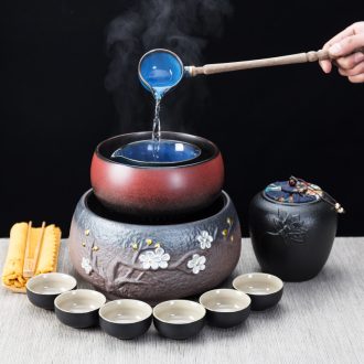 Bin 's black tea boiled tea exchanger with the ceramics electric heating electric TaoLu steam boiling kettle temperature of pu - erh tea tea tea tea stove tea sets