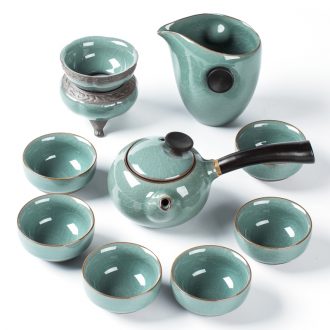 Bin 's ideas on elder brother up with celadon kung fu tea set a complete set of household ceramic teapot teacup