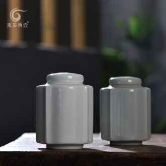 East west tea pot of fine ash glaze ceramic POTS awake hand - made tea urn small jar celadon haitang caddy fixings trumpet